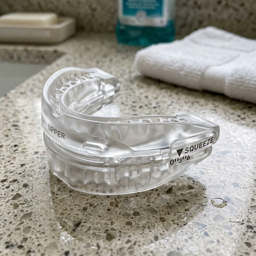 Daniel K. with their Snorist mouthpiece